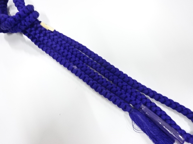 未使用品　正絹　手組帯締め